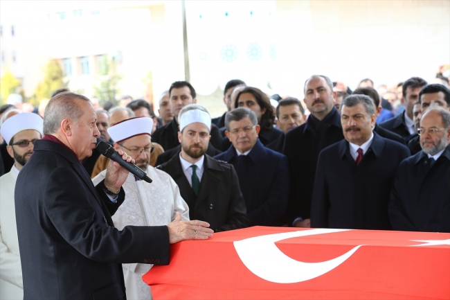 Erdoğan eski milletvekili Aksak’ın cenaze törenine katıldı